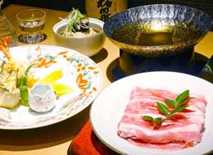 個室処 稲田屋はなれ 霞が関店、鳥取県産「とっトン」豚しゃぶ鍋はじめます
