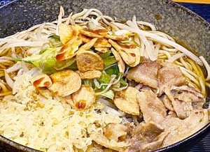 蕎麦処 いなたや 武蔵小金井店、季節のおそば2月は「いなたやのジロー蕎麦」が登場！