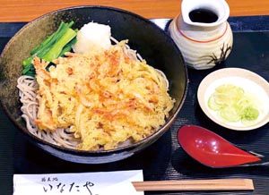 蕎麦処 いなたや 武蔵小金井店 4月の蕎麦「桜えびと新玉葱のかき揚げ蕎麦」ほかはじめました！