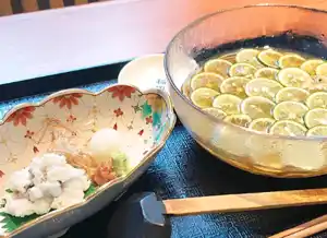 蕎麦割烹 稲田の「すだち蕎麦」