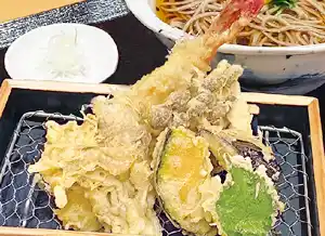 蕎麦処いなたやアトレ亀戸店「大海老と舞茸の天ぷらそば」「あったか旨味そば」はじめます
